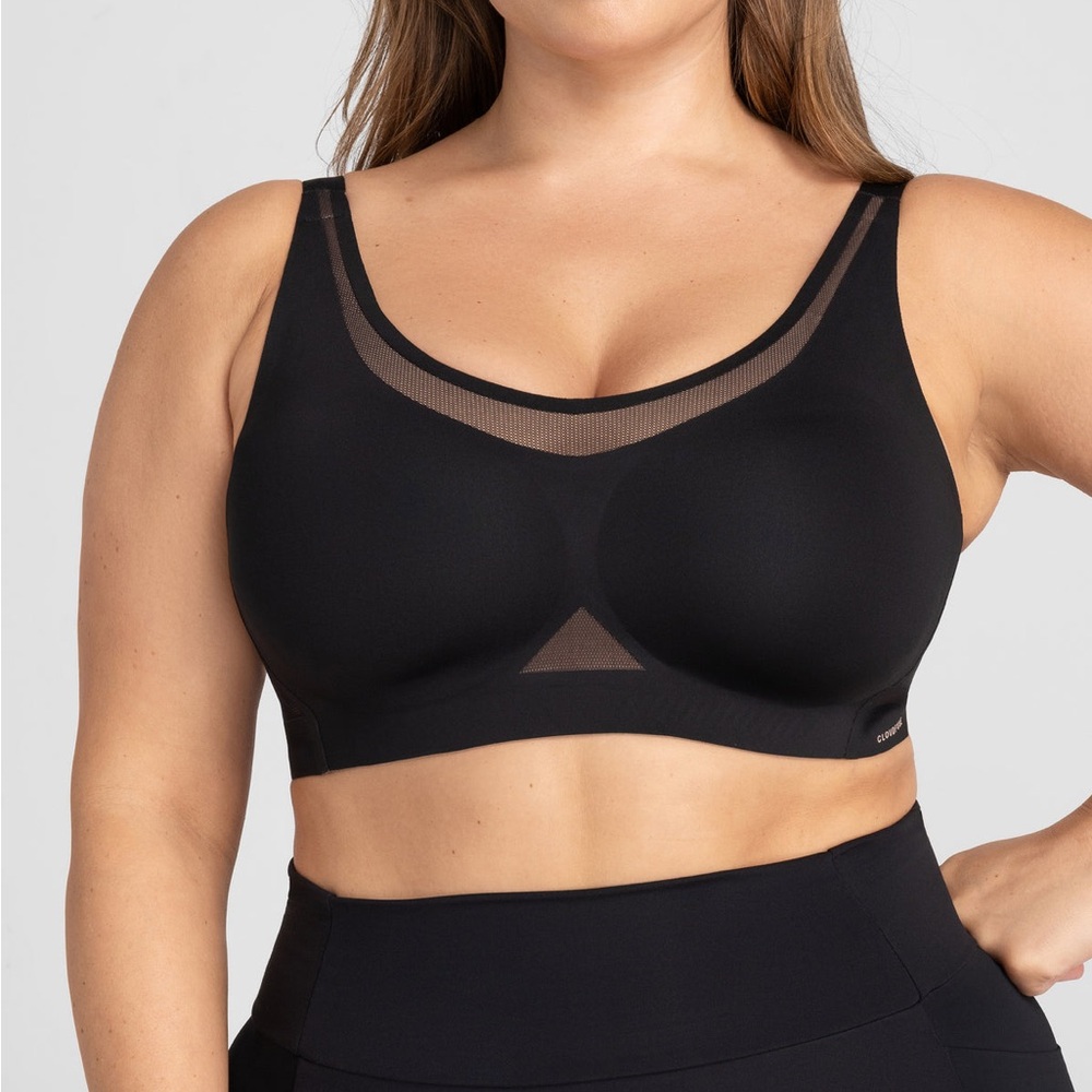 Honeylove Women’s Black CrossFlex Activity Bra in Runway Size 44C/D